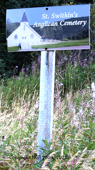 Cemetery Sign