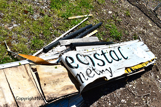 Cemetery Sign Remains