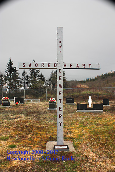 View of Cemetery Sign