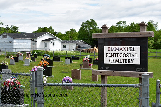 Cemetery Sign