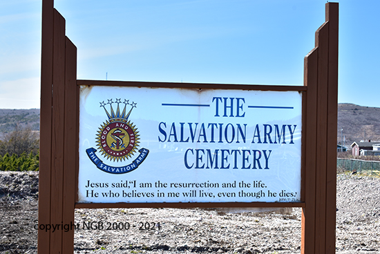 Cemetery Sign