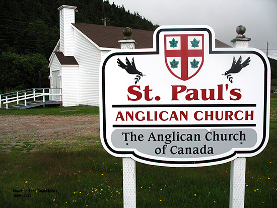 View of Cemetery Sign