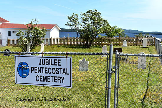 View of cemeter y sign and Entrance