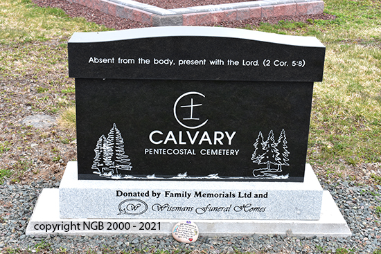 Cemetery Sign