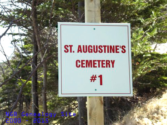 View of Cemetery Sign