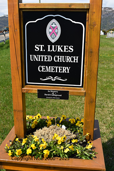 Cemetery Sign