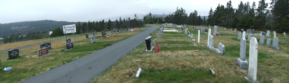 Panaorama of cemetery