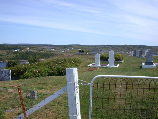 View Looking into Newer Part of Cemetery
