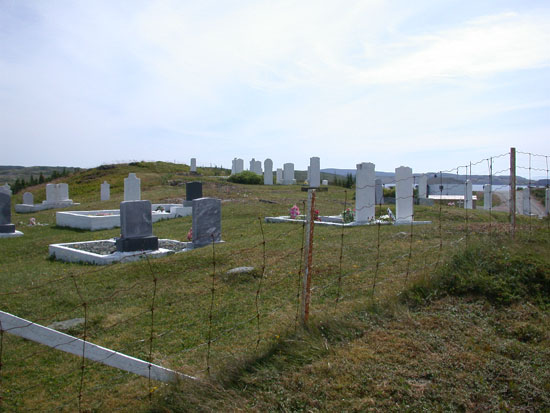 View Looking into Newer Part of Cemetery