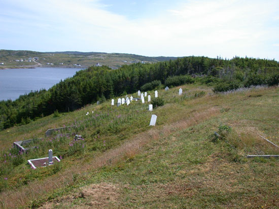 View Looking into Oldest Part of Cemetery (Upper Area)