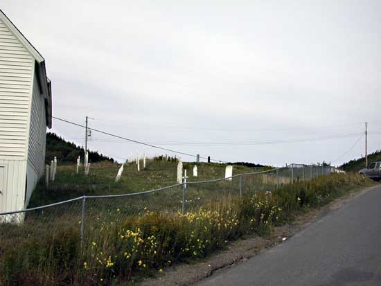Partial View of Church Cemetery