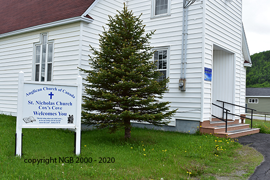 View of Church & Sign