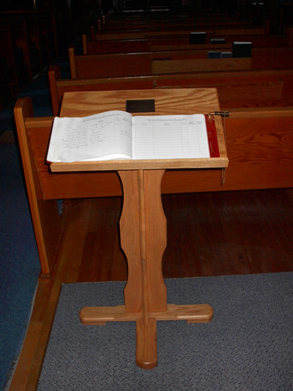 Guest Book Stand