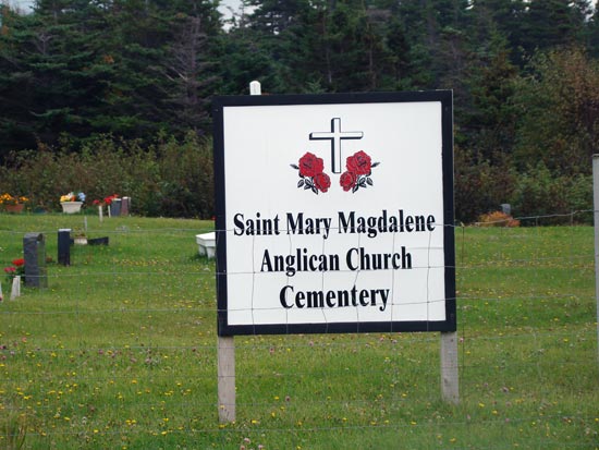 Entry Sign to Cemetery