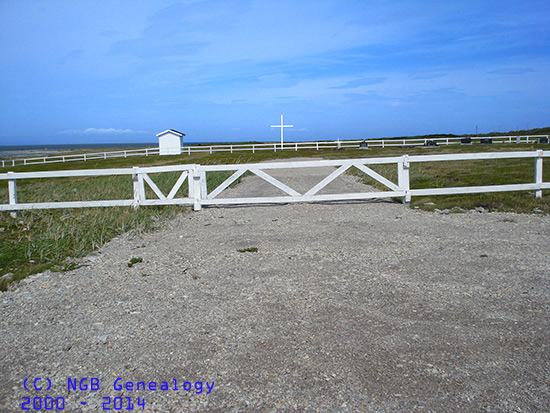 View of Cemetery Entry GAte