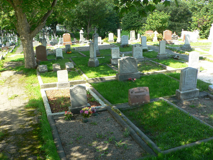 Forest Road anglican Cemetery - Section J