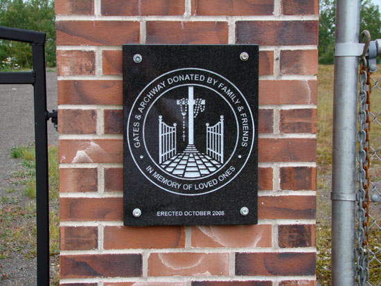 "In Memory" Plaque