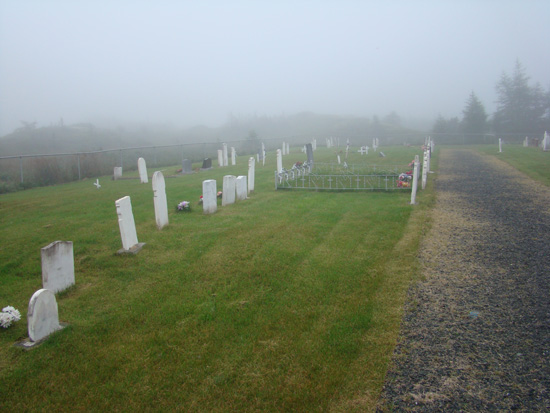 Left Side of Cemetery From Gate