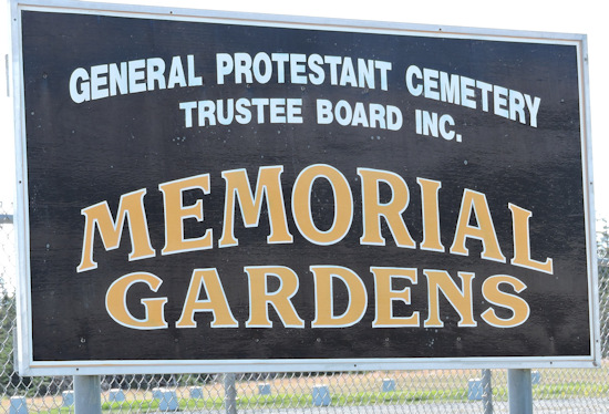 Cemetery Sign