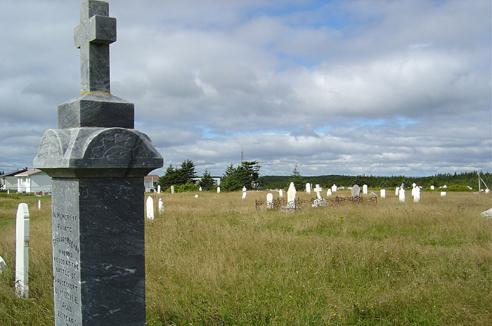 View of the Old St. Mary's Cemetery