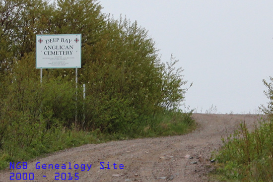 View of Cemetery Entrance Sign