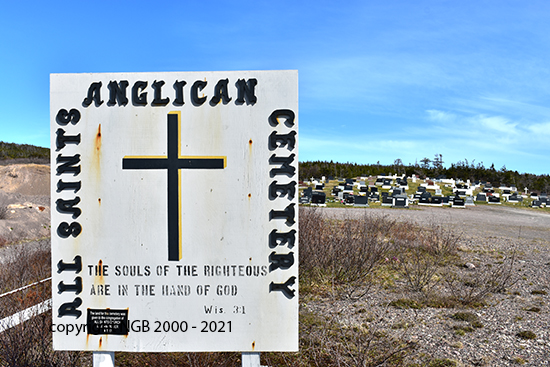 Cemetery Sign