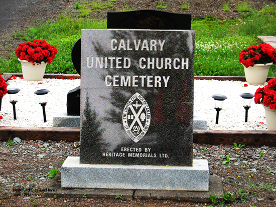 Cemetery Sign