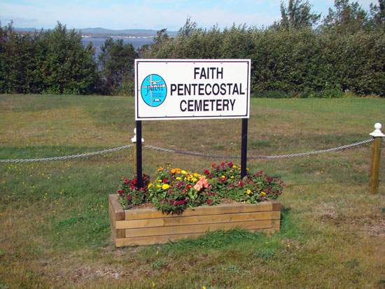 Cemetery Sign