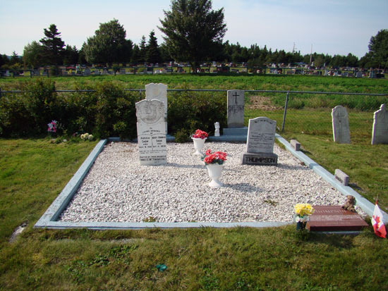 View of Thompson Family Plot