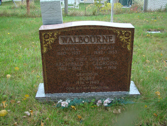 Samuel, Sarah, Archibald and Bobby Walbourne