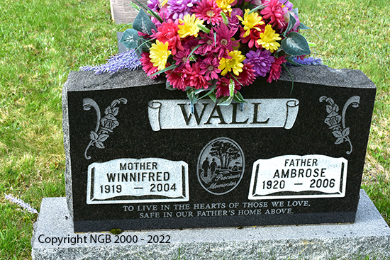 Ambrose & Winnifred Wall
