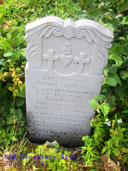 Ambrose Walsh, Peter & Catherine Barnable