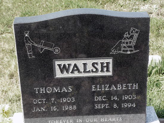 Thomas and Elizabeth Walsh