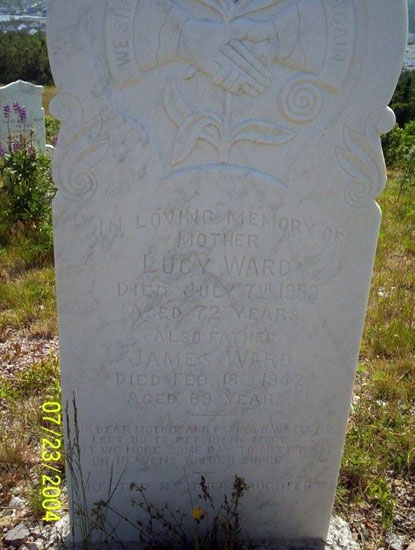 LUCY AND JAMES WARD