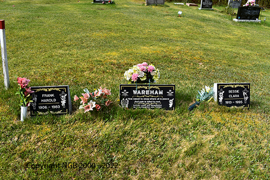 Frank Harold & Bessie Clara Wareham