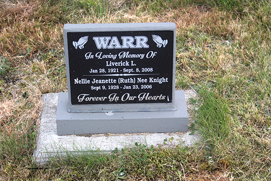 Liverick L. & Nellie Jeanette WarrWarr