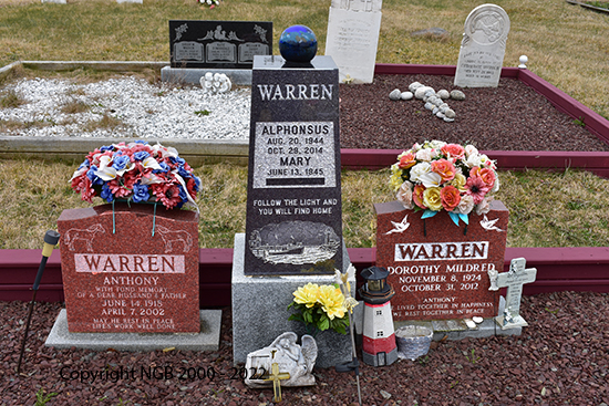 Anthony, Alphonsus, Mary & Dorothy Warren