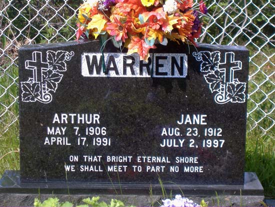 ARTHUR AND JANE WARREN