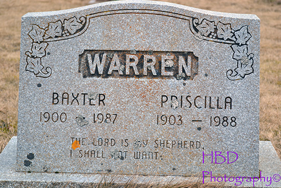 Baxter & Priscilla Warren