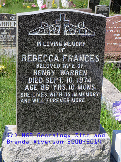 Rebecca Frances Warren