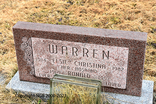 Ronald & Elsie Christina Warren