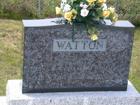 W. Baxter and Kathleen Watton