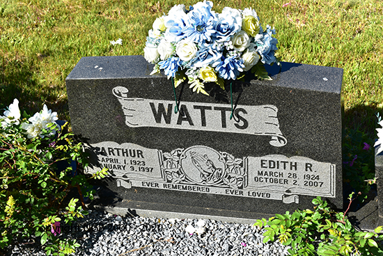Arthur & Edith R. Watts