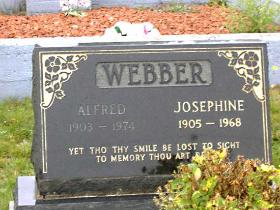 Alfred and Josephine Webber