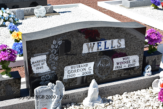Gordon C. & Winnie M. Wells