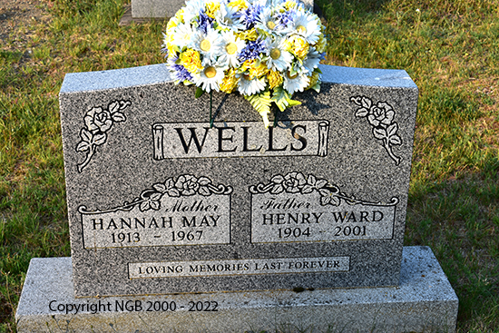 Henryh Ward & Hannah May Wells