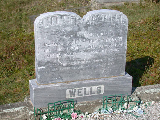Henry and Mahala Wells