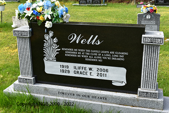 Iliffe (sic) W. & Grace E. Wells