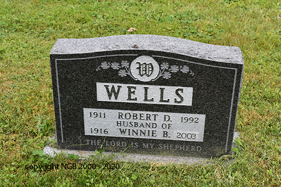 Robert D. & Winnie B.Wells