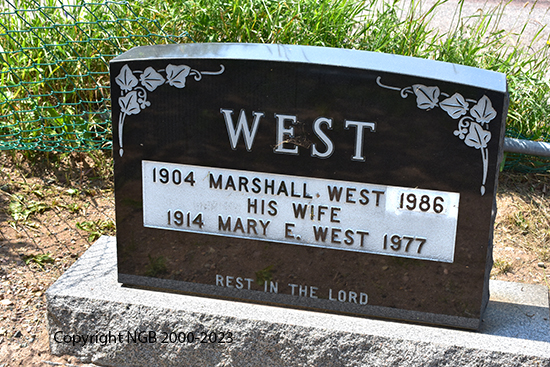 Marshall & Mary E. West